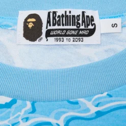 A Bathing Ape ABC Sea Surface Camo Relaxed Fit Tee