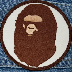 A Bathing Ape Bape Champion Denim Pants