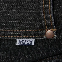 A Bathing Ape Bape Champion Denim Pants