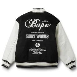 A Bathing Ape Bape Varsity Jacket