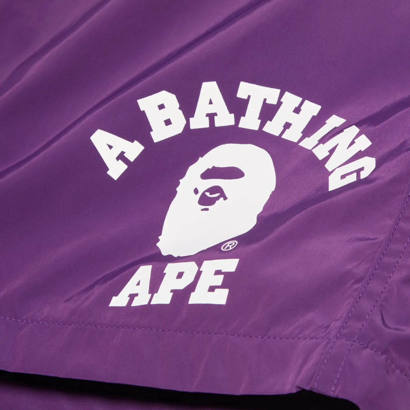 A Bathing Ape College Beach Shorts