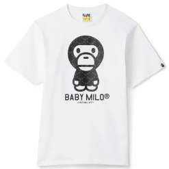 A Bathing Ape College Monogram Baby Milo Tee