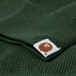 A Bathing Ape College Waffle Crewneck Sweater