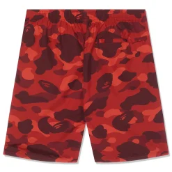 A Bathing Ape Color Camo Ape Head One Point Beach Shorts