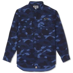 A Bathing Ape Color Camo CPO Shirt