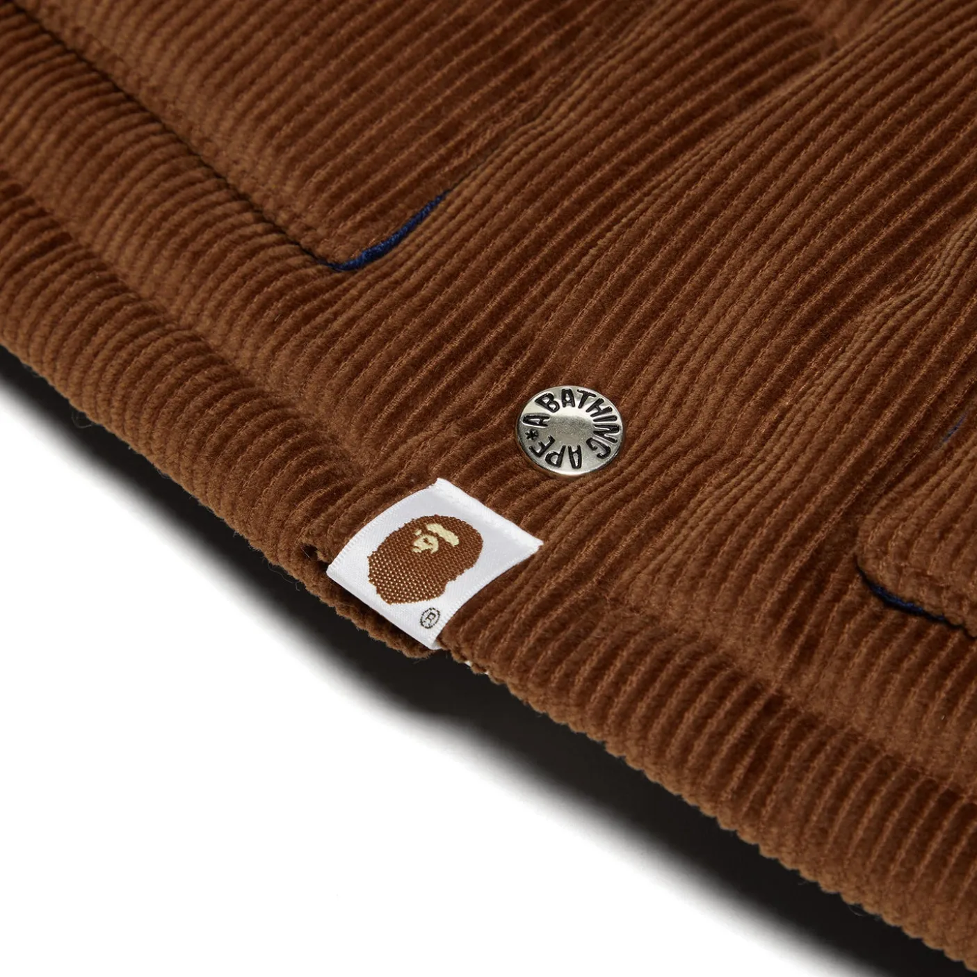 A Bathing Ape Corduroy Classic Down Jacket