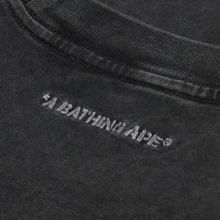 A Bathing Ape Garment Dye Spray Print College Relaxed Fit Tee
