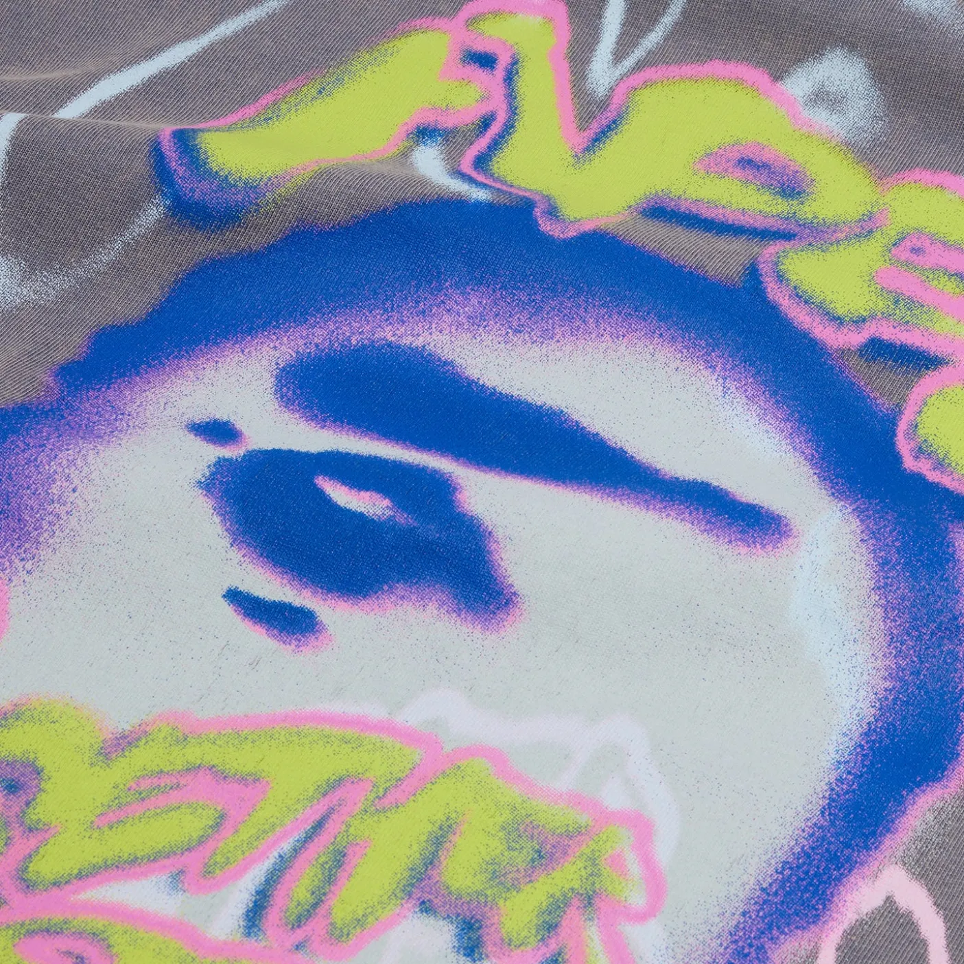 A Bathing Ape Heavy Washed Logo Relaxed Fit Tee