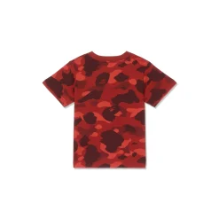 A Bathing Ape Kids Color Camo Shark Tee