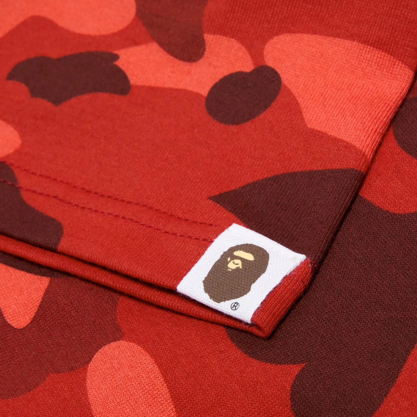 A Bathing Ape Kids Color Camo Shark Tee