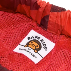 A Bathing Ape Kids Color Camo Ape Head One Point Beach Shorts