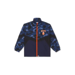 A Bathing Ape Kids Color Camo Block Jacket
