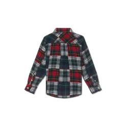A Bathing Ape Kids Crazy Check Flannel Shirt