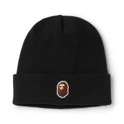 A Bathing Ape One Point Ape Head Knit Cap