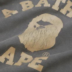 A Bathing Ape Overdye College Relaxed Fit Tee