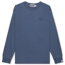 A Bathing Ape Overdye One Point Pocket Relaxed Fit Long Sleeve