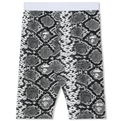 A Bathing Ape Womens Snake Pattern Biker Shorts