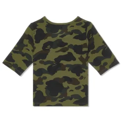 A Bathing Ape Womens 1st Camo Cut Out Tee