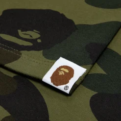 A Bathing Ape Womens 1st Camo Cut Out Tee