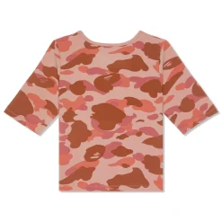 A Bathing Ape Womens 1st Camo Cut Out Tee