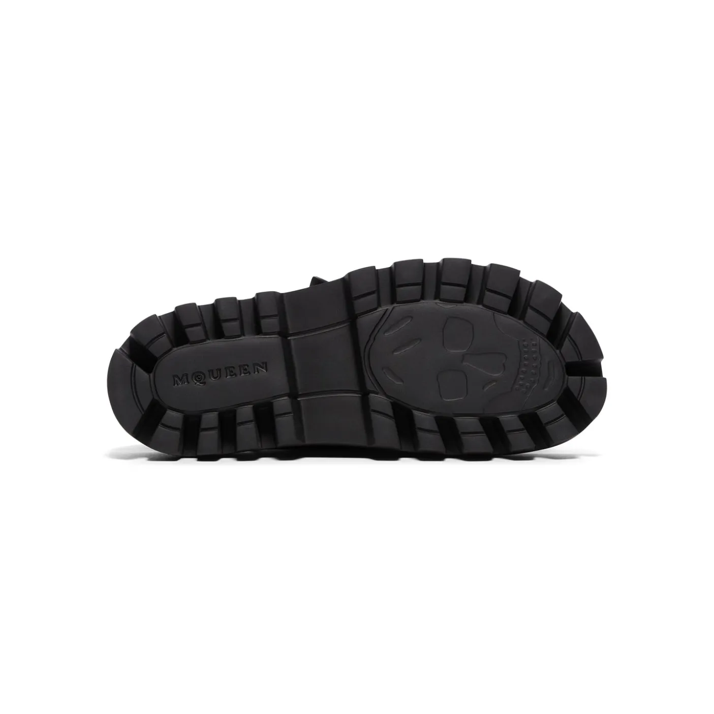 Alexander McQueen Leather Dual-Grip Platform Sandals