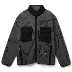and wander 84 Daijiro Ohara Map Key Boa Jacket