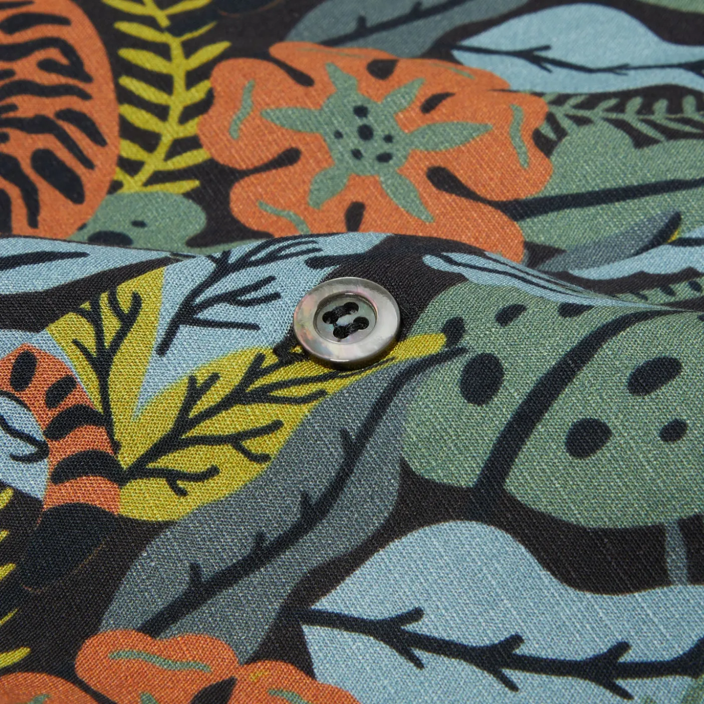 A.P.C. Roy Tropical Print Vacation Shirt