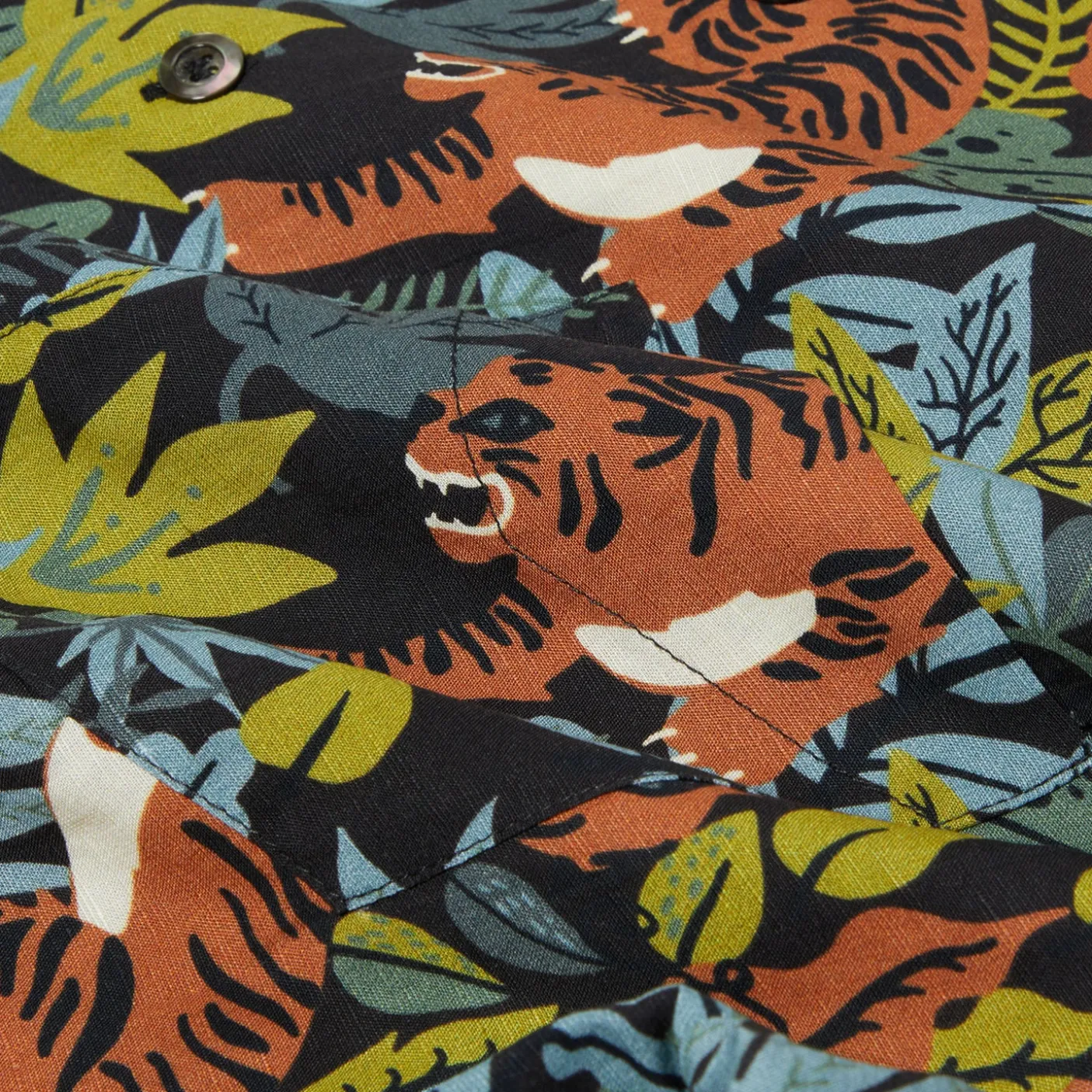 A.P.C. Roy Tropical Print Vacation Shirt