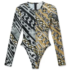 AREA Chain Printed Bodysuit