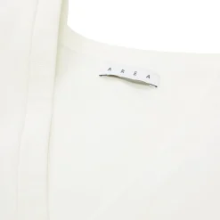 AREA Crystal Butterfly V-Neck T-Shirt Dress