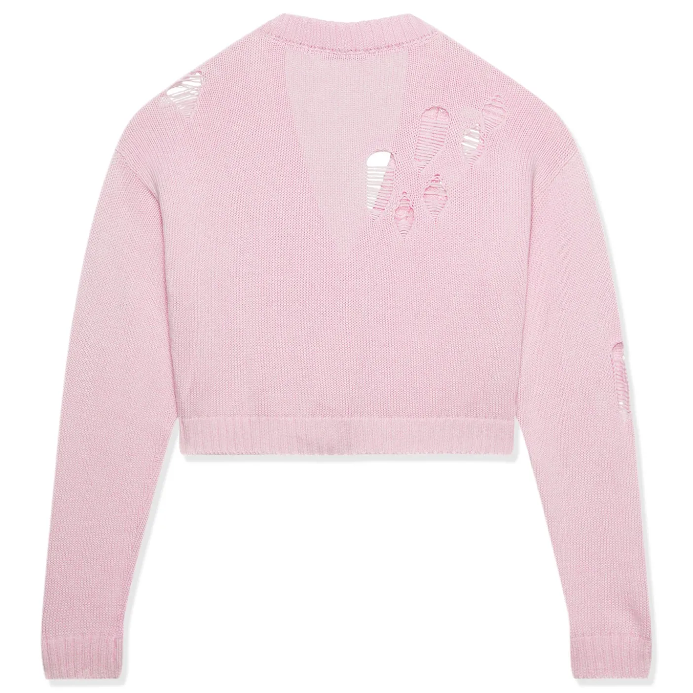 AREA Crystal Embellished Butterfly Cardigan