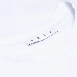 AREA Crystal Rosette Cropped T-Shirt