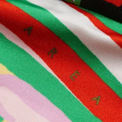 AREA Heart Printed Maxi Dress