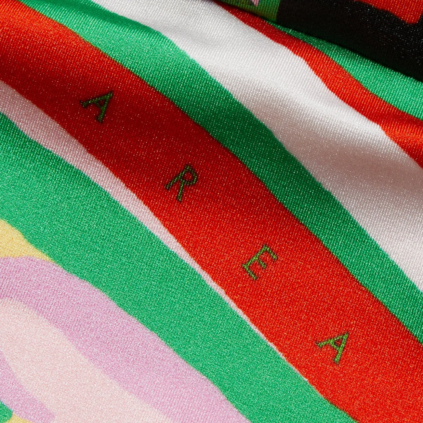 AREA Heart Printed Maxi Dress