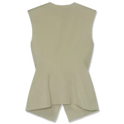 Balmain Buttoned Grain De Poudre Vest