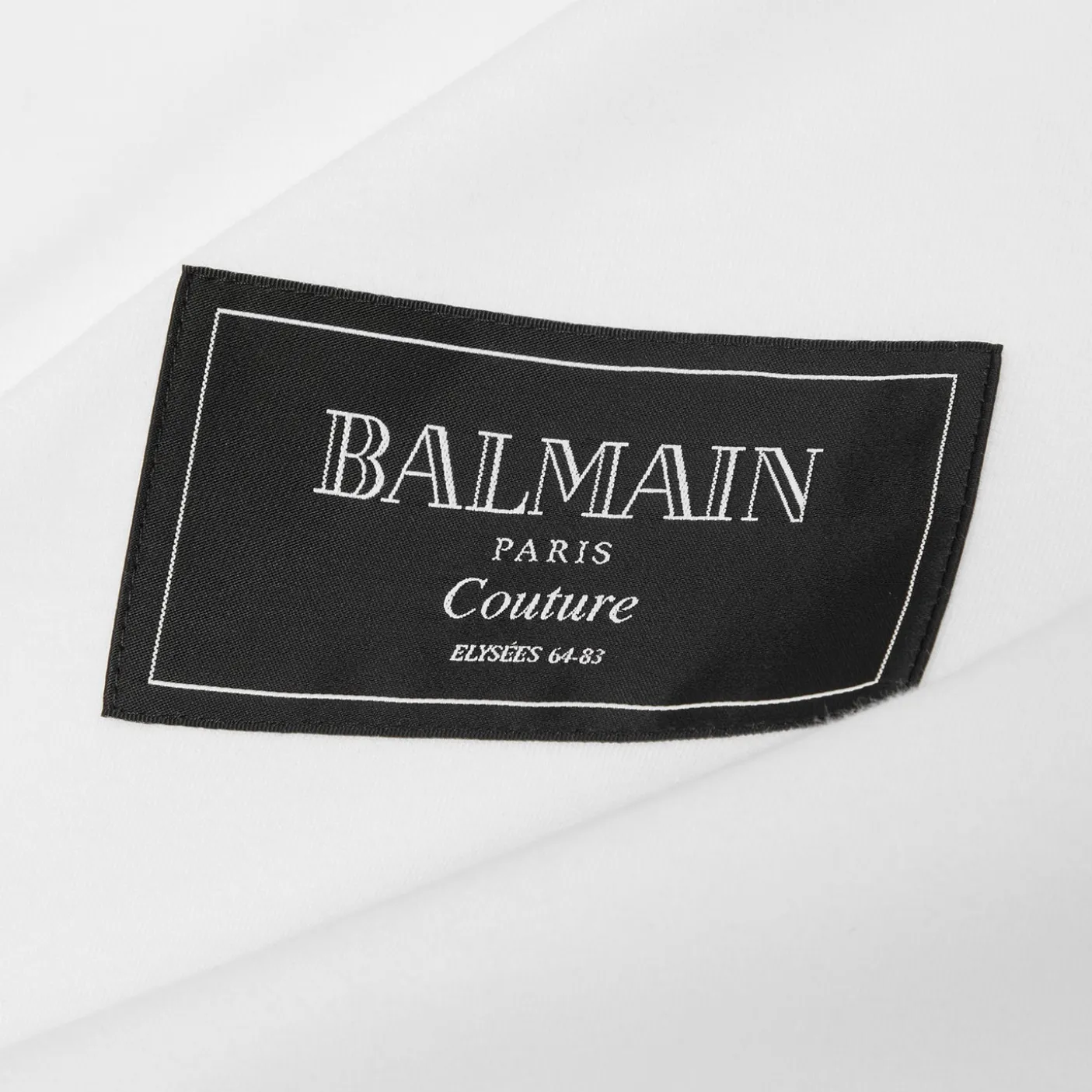 Balmain Couture Label T-Shirt