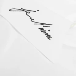 Balmain Love Letter Embroidered Button-Up Shirt