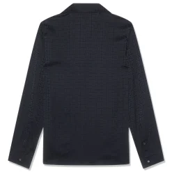 Balmain Monogram Jacquard Satin Pyjama Shirt