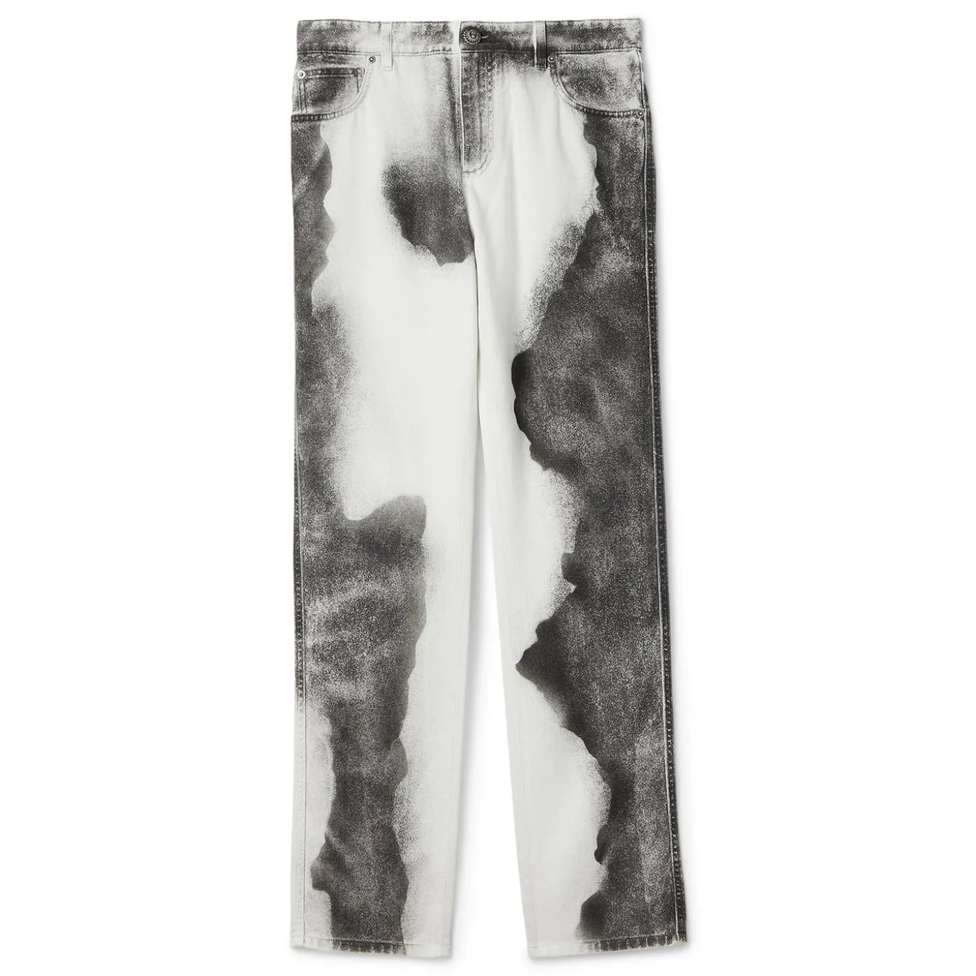 Balmain Moon Print Regular-Fit Denim Jeans