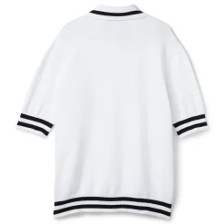 Balmain Paris Logo Cotton Knit Polo