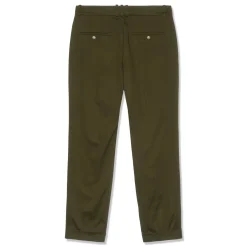 Balmain Satin Cotton Straight Pants