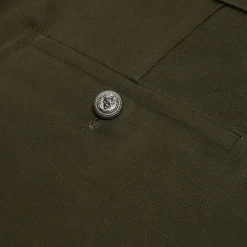 Balmain Satin Cotton Straight Pants