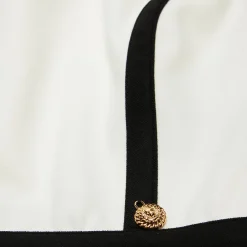 Balmain SL Rose Detail Jersey Top