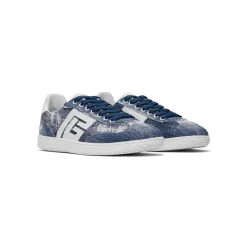 Balmain Swan-Destroyed Denim