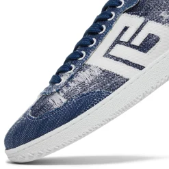 Balmain Swan-Destroyed Denim