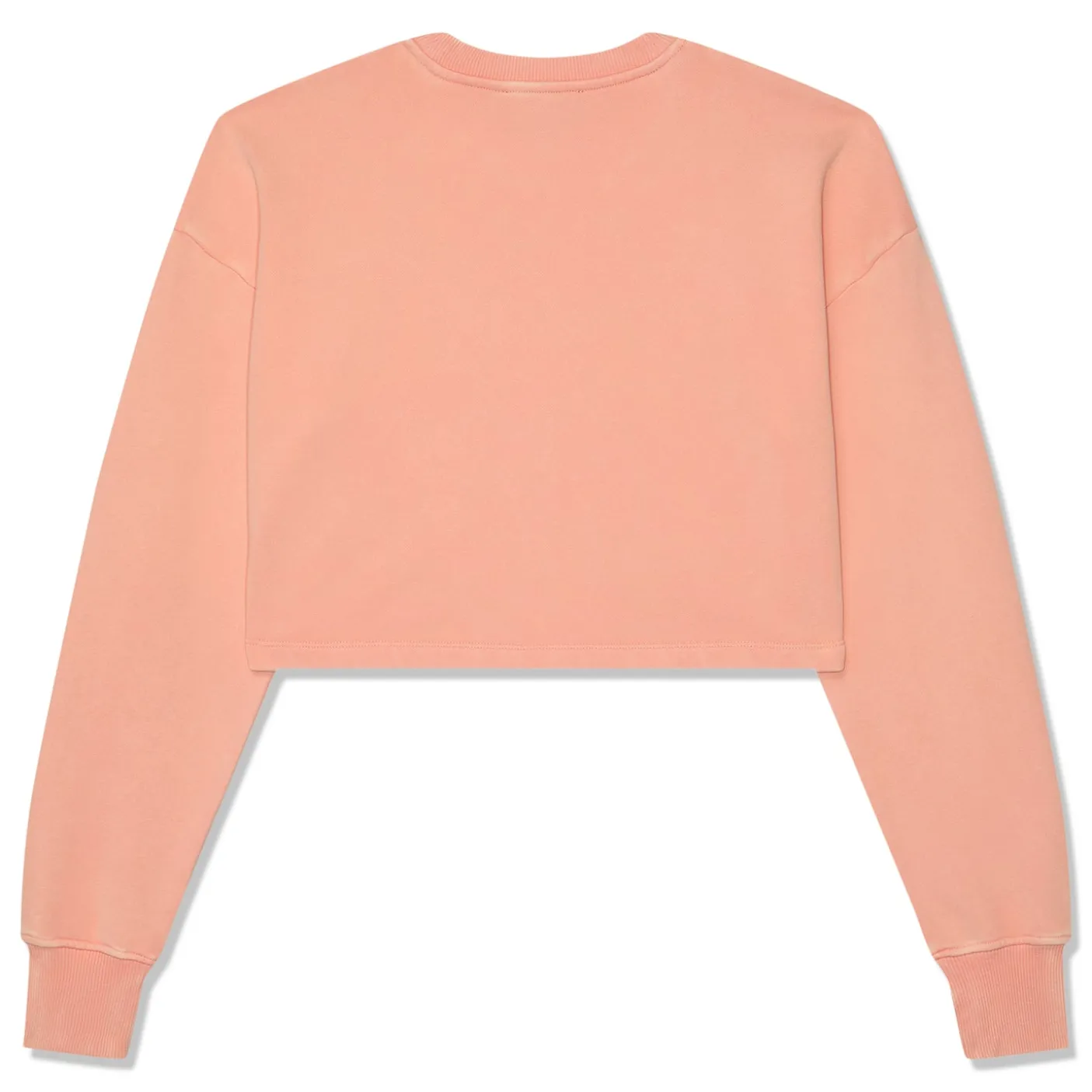Balmain Vintage Logo Embroidery Cropped Sweatshirt