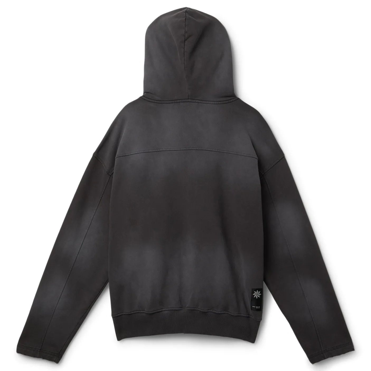 Beach Brains Distressed Zip Hood