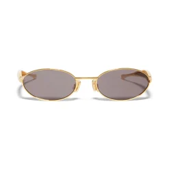 Bottega Veneta Sardine Oval Sunglasses