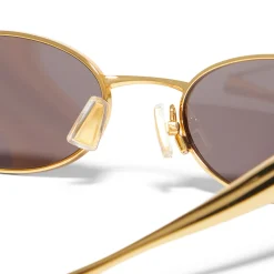 Bottega Veneta Sardine Oval Sunglasses