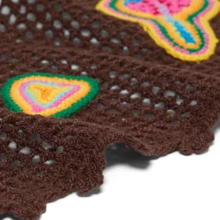 Casablanca Crochet Bralette With Patches